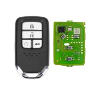 Xhorse XZBT40EN Remote Key PCB 4 Buttons with Key Shell Exclusively for Honda Civic 2016-2019 5pcs/lot