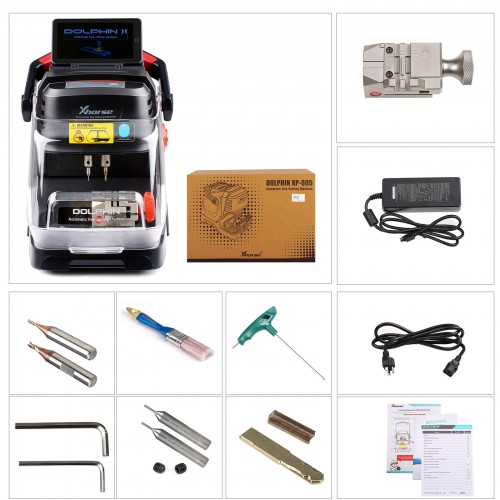 2024 Xhorse Dolphin XP-005L Key Cutting Machine Plus VVDI Key Tool Max Pro with Key Reader