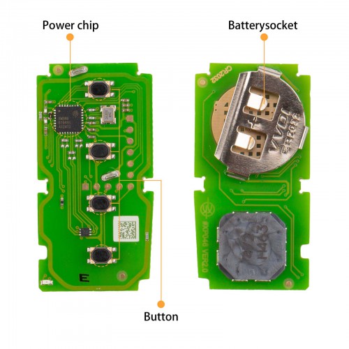 Xhorse XSTO01EN TOY.T Smart Key for Toyota XM38 with Key Shell Support 4D 8A 4A All in One