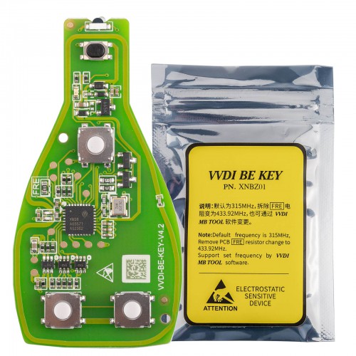 Xhorse XNBZ01EN VVDI BE Key Pro Improved Version Get 1 Free Tokens for VVDI MB