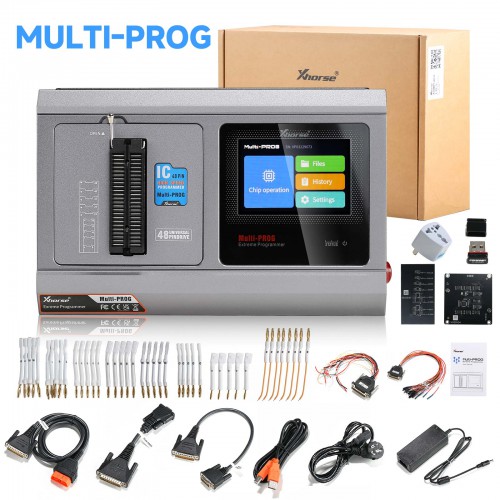 Xhorse Multi-Prog ECU TCU Programmer with MQB48 Solder-Free Adapter 13pcs Full Set