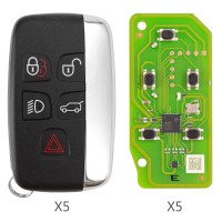 XHORSE XSLR01EN XM38 Universal Smart Key for Land Rover Newly add 8A 4D 5pcs/lot