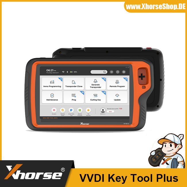 2024 Xhorse VVDI Key Tool Plus Pad Full Configuration (Global Version) All-in-One Programmer