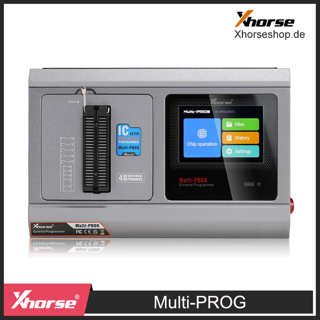 2024 Xhorse Multi-Prog Programmer Pro-Level ECU TCU Programmer with Free MQB48 License Update Version of VVDI Prog