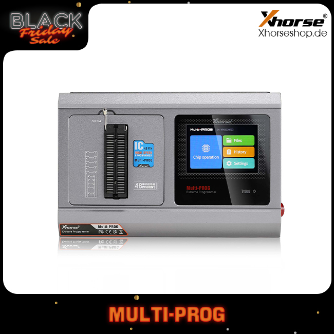 2024 Xhorse Multi-Prog Programmer Pro-Level ECU TCU Programmer with Free MQB48 License Update Version of VVDI Prog