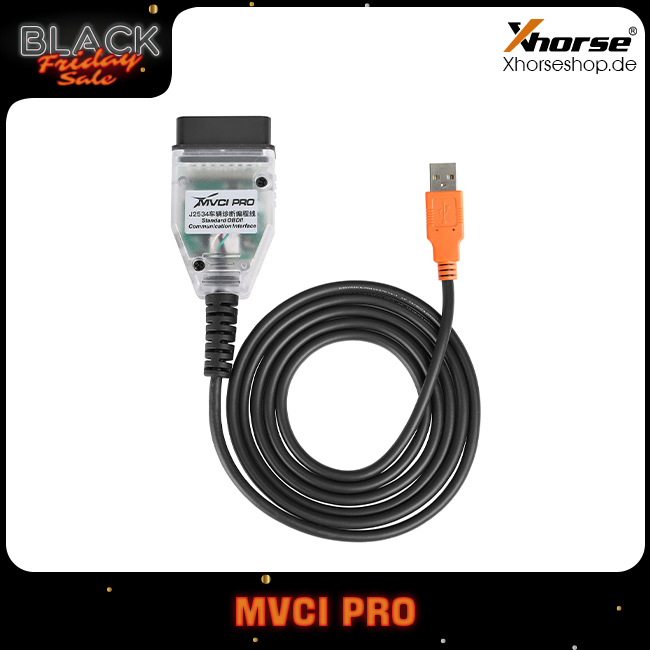 2024 Xhorse XDMVJ0 MVCI PRO J2534 Vehicle Diagnostic Programming Cable for ODIS/ Ford Mazda IDS/ HDS/ TIS/ SUBARU