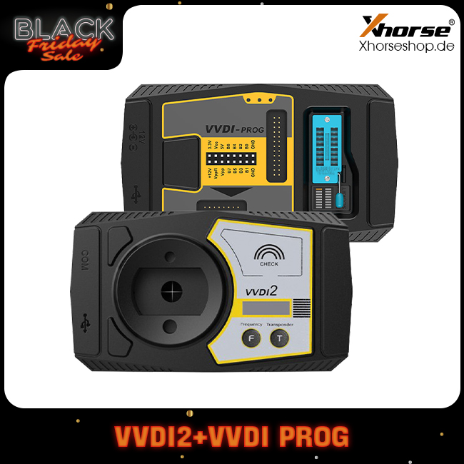 2024 Xhorse VVDI2 Full Version (Total 13 Authoraztions Included) Plus VVDI Prog Programmer