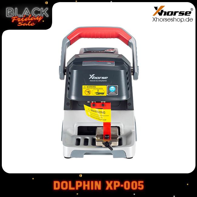 2024 Xhorse Dolphin XP-005 XP005 Automatic Key Cutting Machine for All Key Lost with Built-in Battery Works on IOS & Android