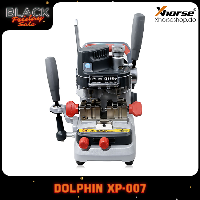 2024 Xhorse Dolphin XP007 XP-007 Manually Key Cutting Machine With Built-in Lithium Battery Easy to Carry