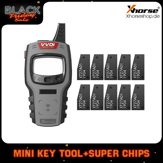 2024 Xhorse VVDI Mini Key Tool Global Version With Free 10pcs VVDI Super Chip Transponder