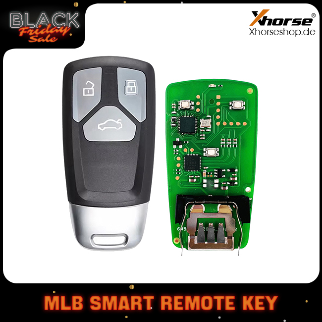 [Pre-Order] Xhorse XSMA41EN MLB Smart Remote Key for A.D A4 Model Specific PCB 3 Buttons