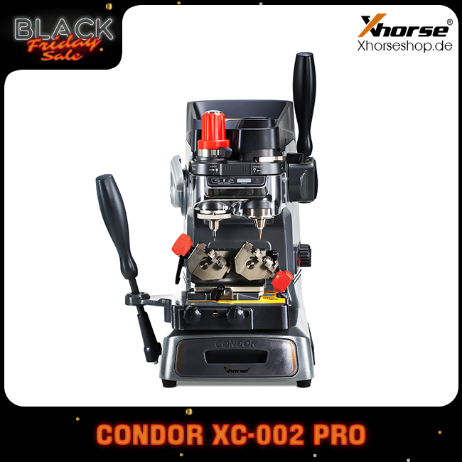 [Pre-Order] 2024 Xhorse CONDOR XC-002 Pro XC002 Pro Manual Key Cutting Machine Optimized Performance Ultra-High Precision Duplication