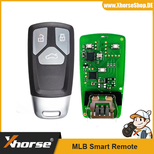 [Pre-Order] Xhorse XSMA41EN MLB Smart Remote Key for A.D A4 Model Specific PCB 3 Buttons